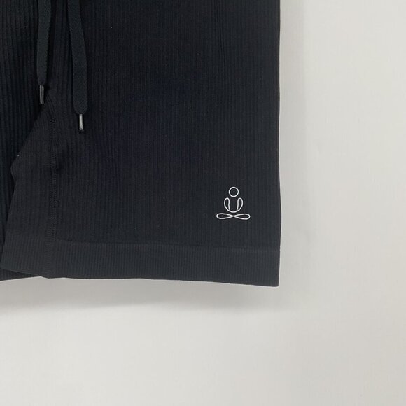 Phat Buddha M/L Black‎ High-Waisted Athletic Shorts - Picture 2 of 5